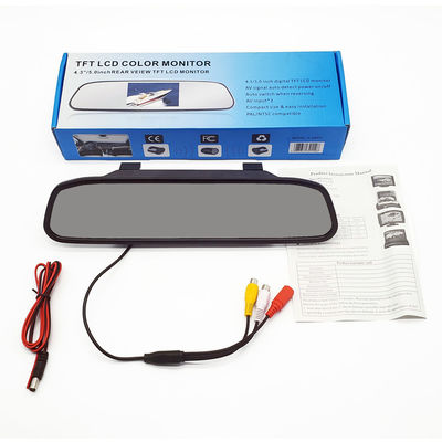 ποιότητας  4.3inch HD 16:9 Dual RCA Video Inputs PAL/NTSC LCD Rear View Mirror εργοστάσιο