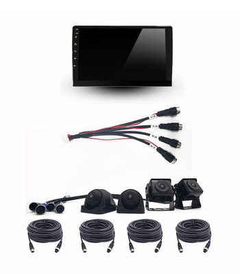 ποιότητας  Wired RV Backup Car Multimedia Navigation System 10in Dual Split Screen 9 To 36V εργοστάσιο