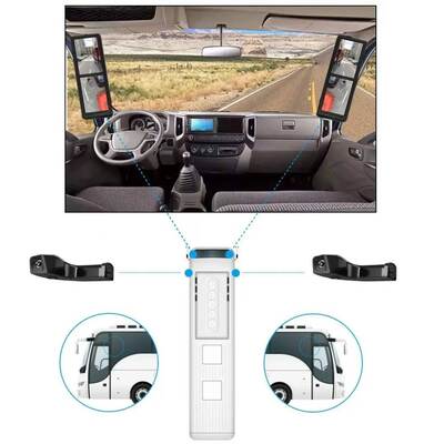 Ποιότητα  Large 15.88Inch 2.5D Touch Screen Electronic Rearview Mirror With Waterproof Reverse Backup Camera Monitor for Yutong Bus εργοστάσιο