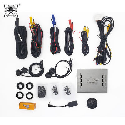 Σύστημα κάμερας αυτοκινήτου 1080P 360° Bird's Eye View με τετραπλή ευρυγώνια κάμερα, αδιάβροχο IP67 και παρακολούθηση στάθμευσης σε πραγματικό χρόνο