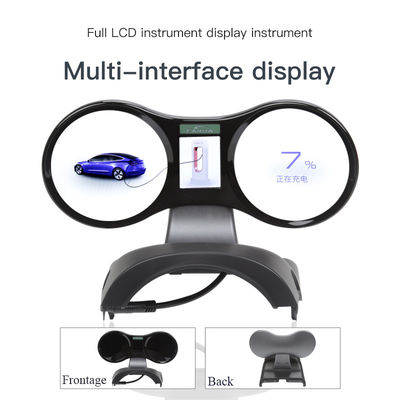 12.3 Inch Full LCD Digital Dashboard for Tesla Model 3 and Model Y with Plug-and-play Installation and Original Car Data Synchronization