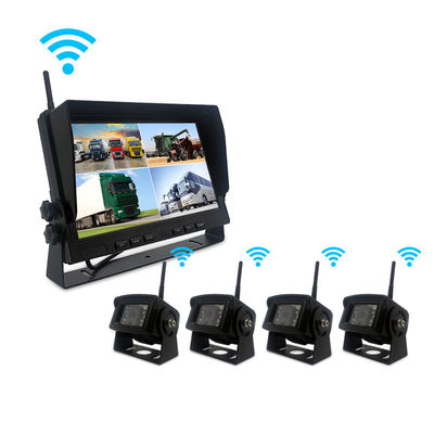 Σύστημα ασύρματης κάμερας 2.4Ghz, Οθόνη AHD 1080P 10.1 ιντσών, Ασύρματη κάμερα οπισθοπορείας για περονοφόρο, παλετοφόρο, τρακτέρ & αυτοκίνητο, Διαθέσιμο OEM