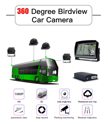 Ψηφιακή αδιάβροχη αντιστροφή 360 συστήματα DC12V 24V καμερών αυτοκινήτων
