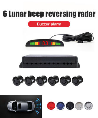 LED οθόνη αισθητήρας στάθμευσης Kit 6 υπερήχων υποστήριξης αισθητήρες IP68 Ανερόστερο αυτοκίνητο αντίστροφος αισθητήρας οχήματος ασφαλή βοηθός οδήγησης