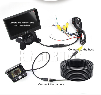 DC12V προστατευόμενα από τους κραδασμούς DC24V καμερών αντιστροφής εξαρτήματα καμερών αυτοκινήτων καλωδίου τροφοδοσίας