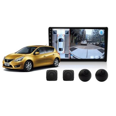 10" Smart 360° Panoramic All-in-One Vehicle System with 3D Surround View HD Cameras & Parking Assistance