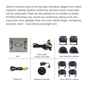 Heavy Duty Truck MDVR System with 360 Camera Integration and Blind Spot Monitoring