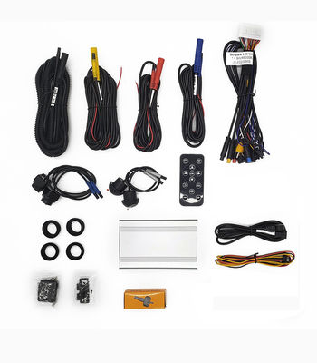 Complete 360° Vehicle Camera Kit with Real-Time Display and Enhanced Parking Safety