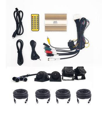 Σύστημα καμερών επιτήρησης λεωφορείων με θέα 360 μοιρών, AHD 1080P, αισθητήρας SONY και νυχτερινή όραση