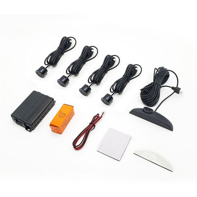 12V Waterproof Car Parking Sensor Kit with LED Display 4 Sensors Reverse Backup Radar Monitoring System Backlight for Cars