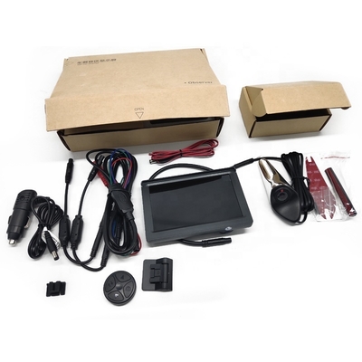 Οθόνη τυφλού σημείου LCD 5 ιντσών με κάμερα Shark Fin 12V-24V