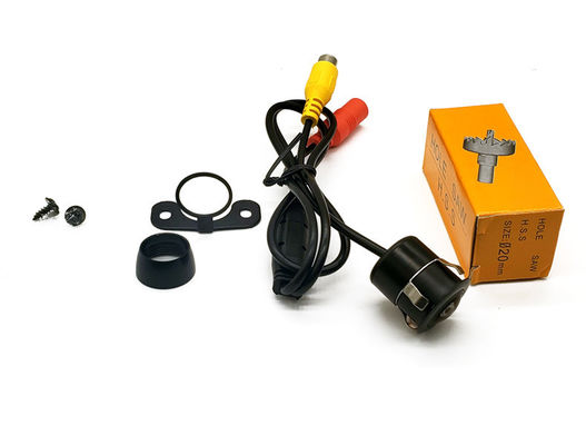 HD Waterproof Punch-Hole & External 2-in-1 Car Rear View Camera with Night Vision and Wide-Angle Lens