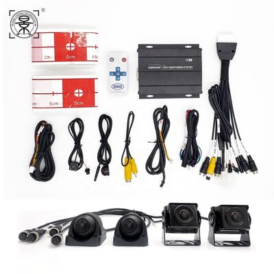 Heavy Duty Vehicle Surround View Camera Kit with 4 Cameras and 10-Inch Display for Truck