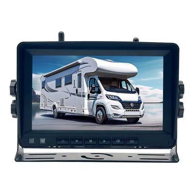 Οθόνη DVR Ασύρματη Υψηλής Ευκρίνειας για Φορτηγά, 7 ιντσών Νυχτερινή Όραση WiFi Ηλιακά Τροφοδοτούμενη Κάμερα Εφεδρικής Εγγραφής για Winnebago Travato RV Οπισθοπορείας