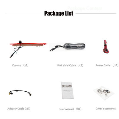 Κάμερα οπισθοπορείας ενσωματωμένη στο φως φρένων για Mercedes-Benz Vans