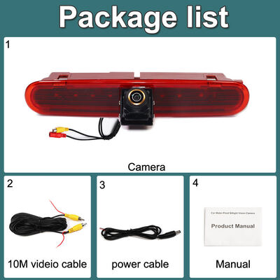 Υψηλής Ποιότητας Κάμερα Οπισθοπορείας για Fiat Doblo & Opel Combo 2010-2018 με Φως LED