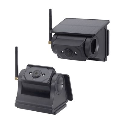 AHD 360° Solar Power Camera System with Wireless Monitors for Trucks and Buses