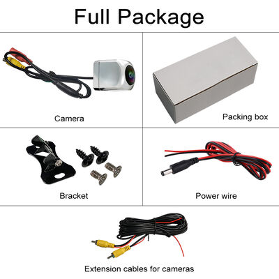 2-in-1 Universal Reverse Backup Camera, IP67 Waterproof Front/Side/Rear View Cam with 2 Installation Options OEM
