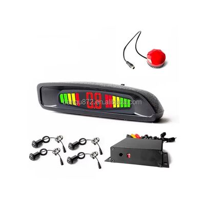 4 Sensor LED Parking Radar System with Waterproof Design for Trucks and Cars