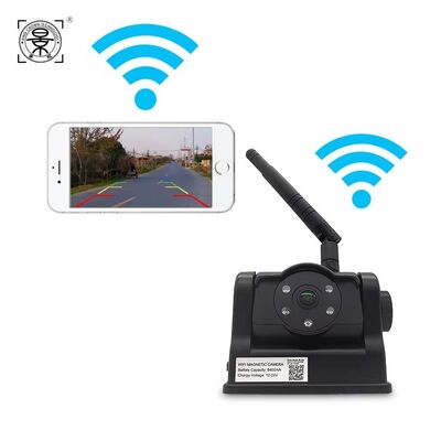Wireless WiFi Magnetic Backup Camera with IP67 Waterproof 720P HD and 6400mAh Battery for Truck RV