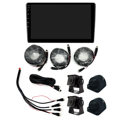 10 Inch 4 Channel AHD 1080P Vehicle Monitoring System with HD IR Night Vision for Trucks and Commercial Vehicles