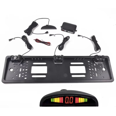 Ηλεκτρονική οθόνη LCD Bibi Alarm, πλαίσιο άδειας κυκλοφορίας της ΕΕ, ανιχνευτές ραντάρ ασφαλείας στάθμευσης αυτοκινήτου, ανθεκτικό σε νερό αυτόματο βοηθητικό αντίστροφο, OEM διαθέσιμο
