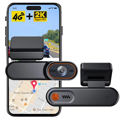 4G LTE 2K HD Smart Dash Cam με πραγματική παρακολούθηση από απόσταση GPS Κάμερα DVR αυτοκινήτου για οχήματα